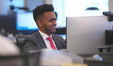 Man working in office