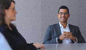 business man and woman